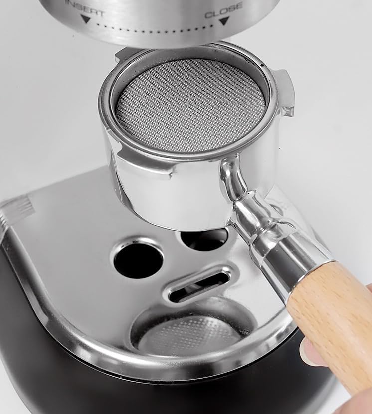 Anneau Dosage 51mm Entonnoir Café Magnétique + Puck Screen - Compatible Portafilter 51mm, Accessoire Barista Espresso