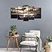 Grand Canyon Wall Art Painting Lightning Strikes in The Grand Canyon Dark Cloud Pictures Prints On Canvas Landscape The Picture Decor Oil for Home Modern Decoration Print for Kids Room