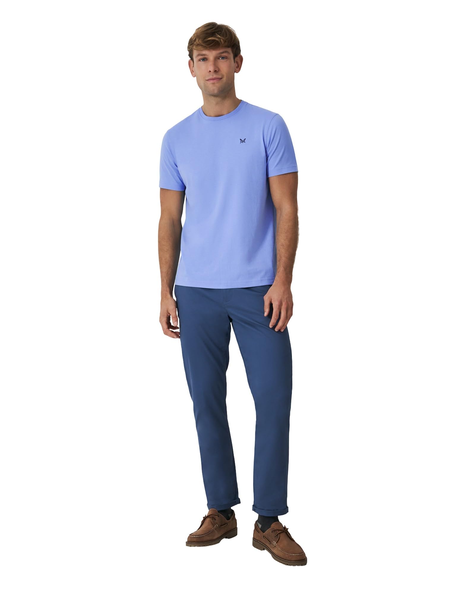 Crew Clothing Men's T-Shirt - Light Blue - 2XL