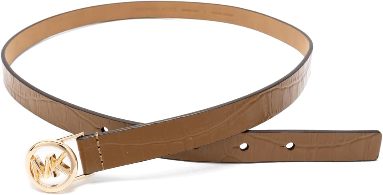 Michael Kors womens 18mm Logo Skinny Belt - Image 7