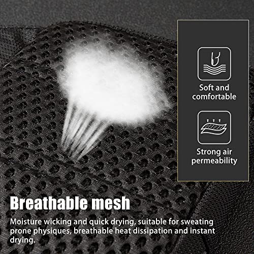 DONGKER Sling Chest Crossbody Bag, Wasserdicht Schultertasche, Crossbody Bag Backpack für Männer und Frauen, die Outdoor-Sportarten wandern (L, Schwarz)