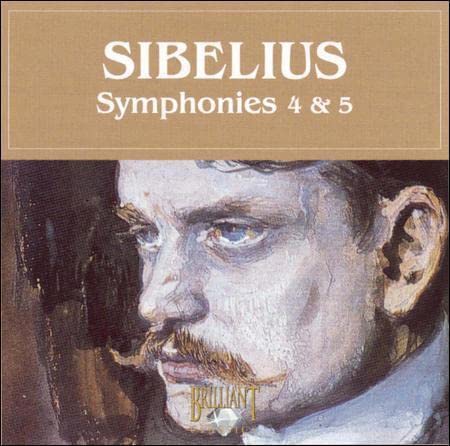 1-Cd Sibelius - Symphonies 4 & 5 - Berliner Sinfonie-Orchester/Kurt Sanderling [Audio CD] SIBELIUS