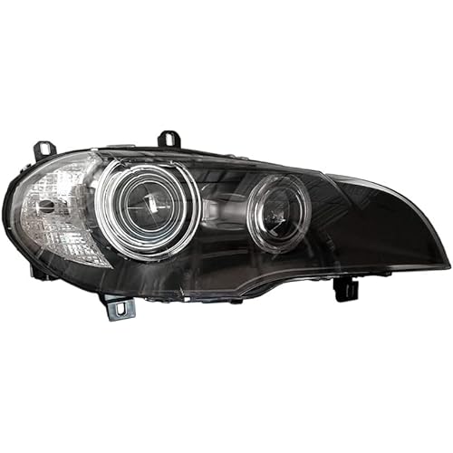 For BMW X5 2007 08 09 10 2011 Headlight Passenger Side | HID | w/Adaptive Front Light System Control | Replacement For BM2519114 | 63117289002