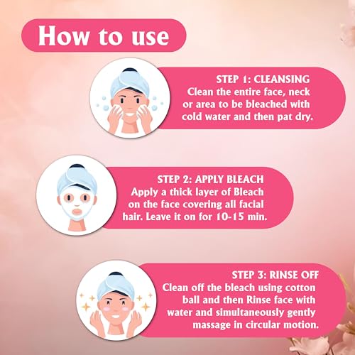 Image of Pink Root Fruit Bleach Cream with Activator 1Kg, for Instant Fairness of Skin, Reduces Dark Spots & Gives the face Soft, Radiant & Luminous Effect|| Bleach Cream For All Skin Types