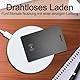 Wiederaufladbarer Geldbörse Tracker Karte, Wallet Tracker Android, IP68 Impermeabile Kompatibel mit Google Mein Gerät Finden APP (Nur Android), Bluetooth Tracking Card Air Tag für Schlüssel, Gepäck