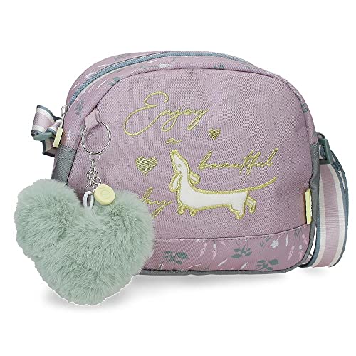 Enso Beautiful Day Bandolera Morado 20,5X16,5X6 Cms Poliéster