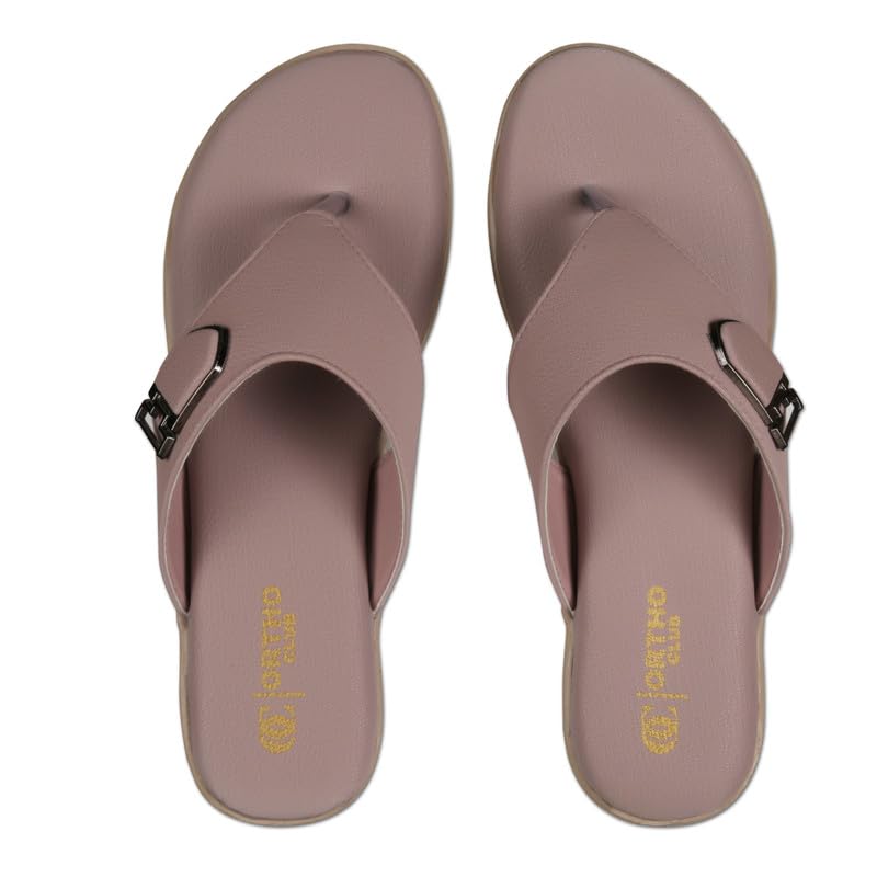 Image of ORTHO CLUB Fancy doctor slippers | Stylish chappal for women | Comfortable flat sandals for women stylish