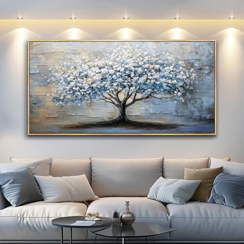 ERQINHUA Abstract Wall Art Living Room Large Wall Decor Wood