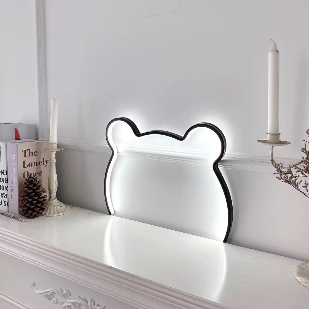 Lampa ścienna LED w kształcie misia, lampka nocna, lampka nocna, lampa nocna, lampa stołowa do sypialni, ładowanie przez USB, możliwość ściemniania