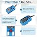 MECCANIXITY SN04-P2 Inductive Proximity Sensor Set, DC 10-30V 300mA PNP NC Normally Close Detection Approach Proximity Switch Detector 4mm 3 Wire for Industrial Automation,Blue