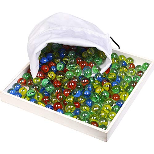 image for CHUKEMAOYI Marbles Cats Eyes Glass Marble / Sling Shot Ammo 500 pcs. S