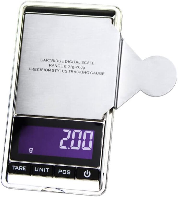 0.01g/200g Turntable Stylus Force Gauge, Digital VTF Scale