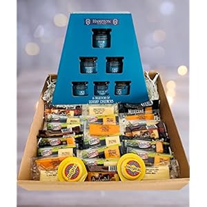 Luxury Selection of 8 Different Cheeseboard Varieties and 6 Chutney’s Gift Set for Him and Her | 24 Ilchester Cheese…