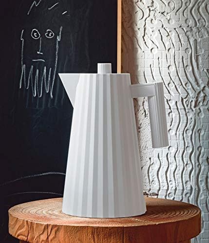 Miniatura 2 de Alessi Plissé MDL06WUSA - Hervidor eléctrico en resina termoplástica, enchufe US 1500W, 57.5 fl oz, blanco