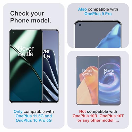 Image of Anti Glare Matte TPU hydrogel Edge to Edge Screen Protector Guard For Oneplus 11, OnePlus 10 Pro and OnePlus 9 Pro (6.7 Inch) With Installation Kit | Support Fingerprint | Edge to Edge