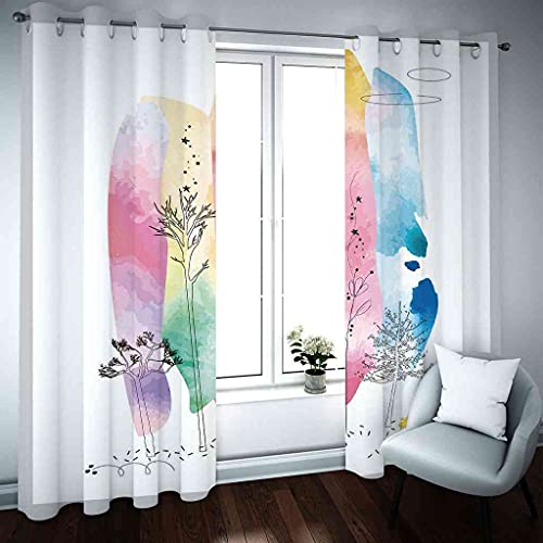 Rideaux à oeillets occultants 100% polyester isolant phonique