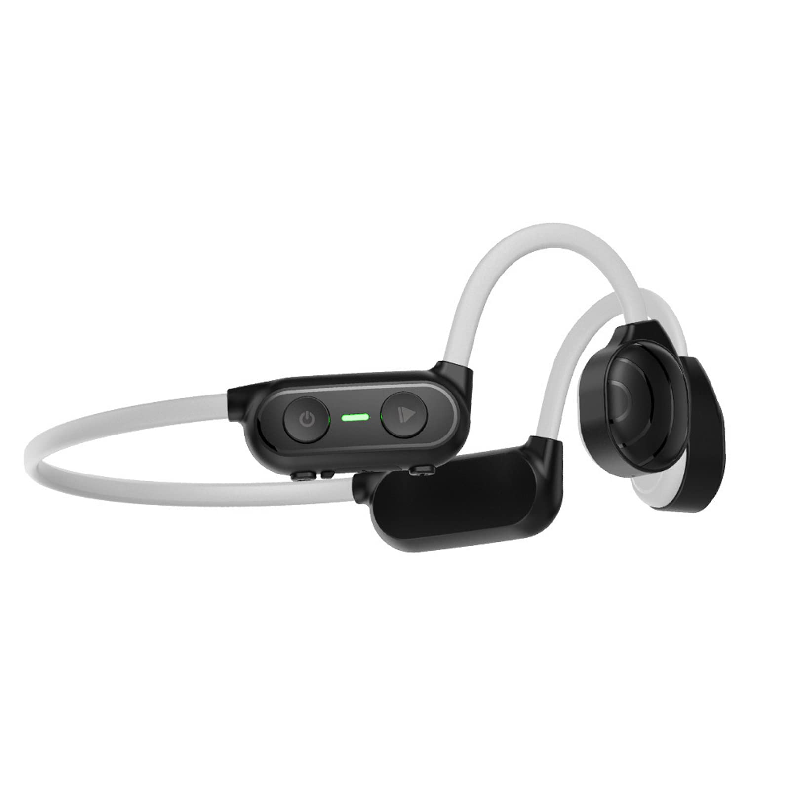 2022 New Bone Conduction Bluetooth Headset 5.0 Is Not Painful To Wear for A Long Time. It Is A Bone Conduction Sports Headset with A New Concept of IPX4 Waterproof,B