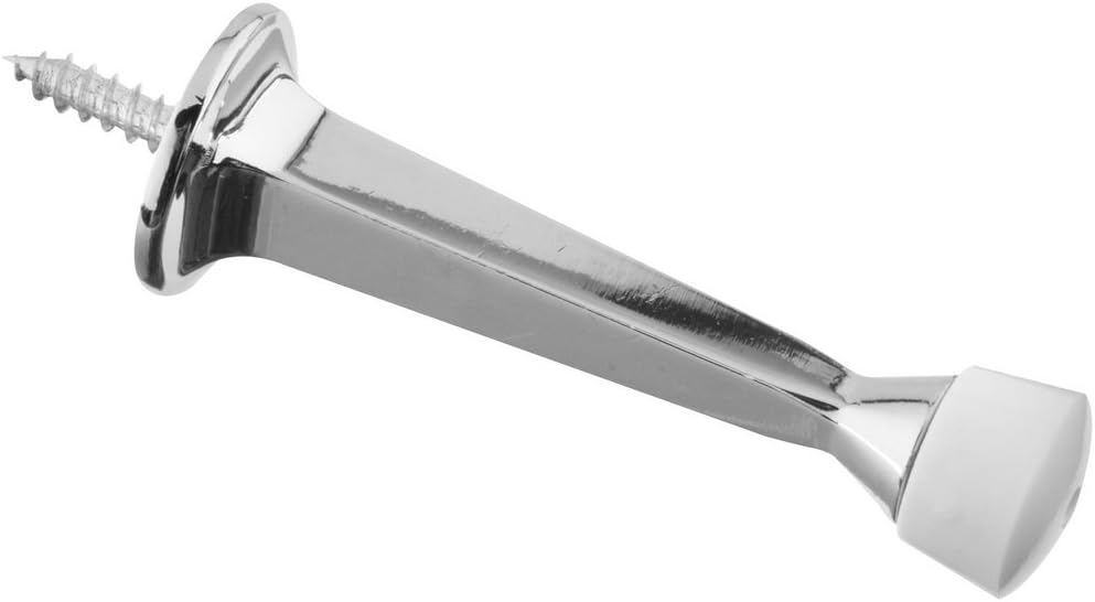 National Hardware S826-016 8022 Solid Doorstops in Chrome, 3"