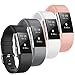 For Fitbit Charge 2 Bands, TreasureMax 4PCS Replacement Band with Metal Clasp for Fitbit Charge 2 Band / Charge 2 Fitbit / Fitbit 2 / Charge 2 Bands / Fitbit Charge 2, No Tracker