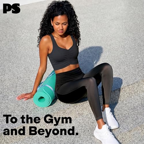 Image of POPSUGAR Sports Bras for Women - Y Back, High Neck, Strappy & Long Line Padded Racerback Bra Workout Yoga Top Racer Back Bra
