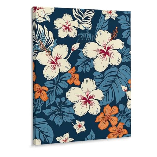 Toile murale hawaïenne 40x30 cm pour une chambre douce et cosy