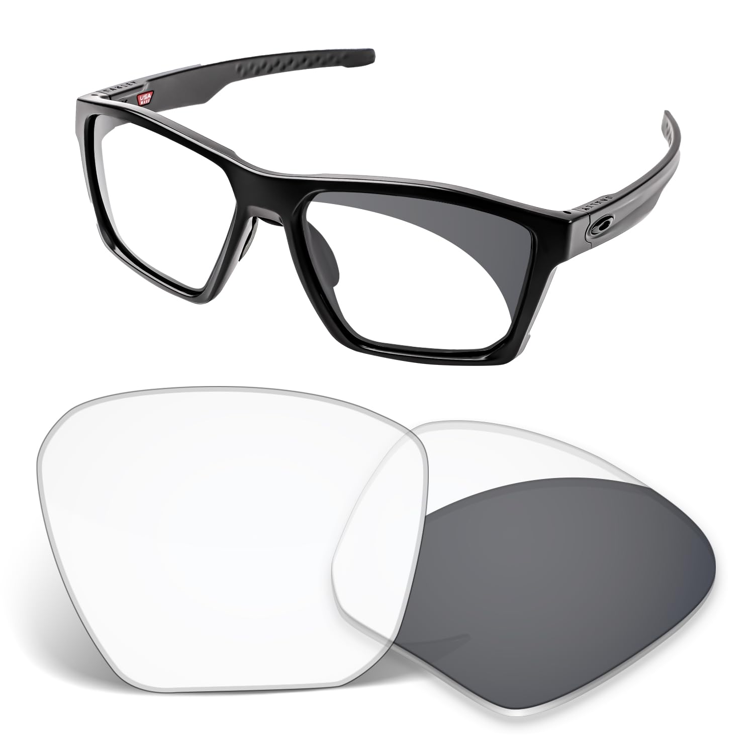 Lentes de repuesto de 1,5 mm compatibles con gafas de sol Oakley Targetline OO9397, antiarañazos y resistentes a los impactos