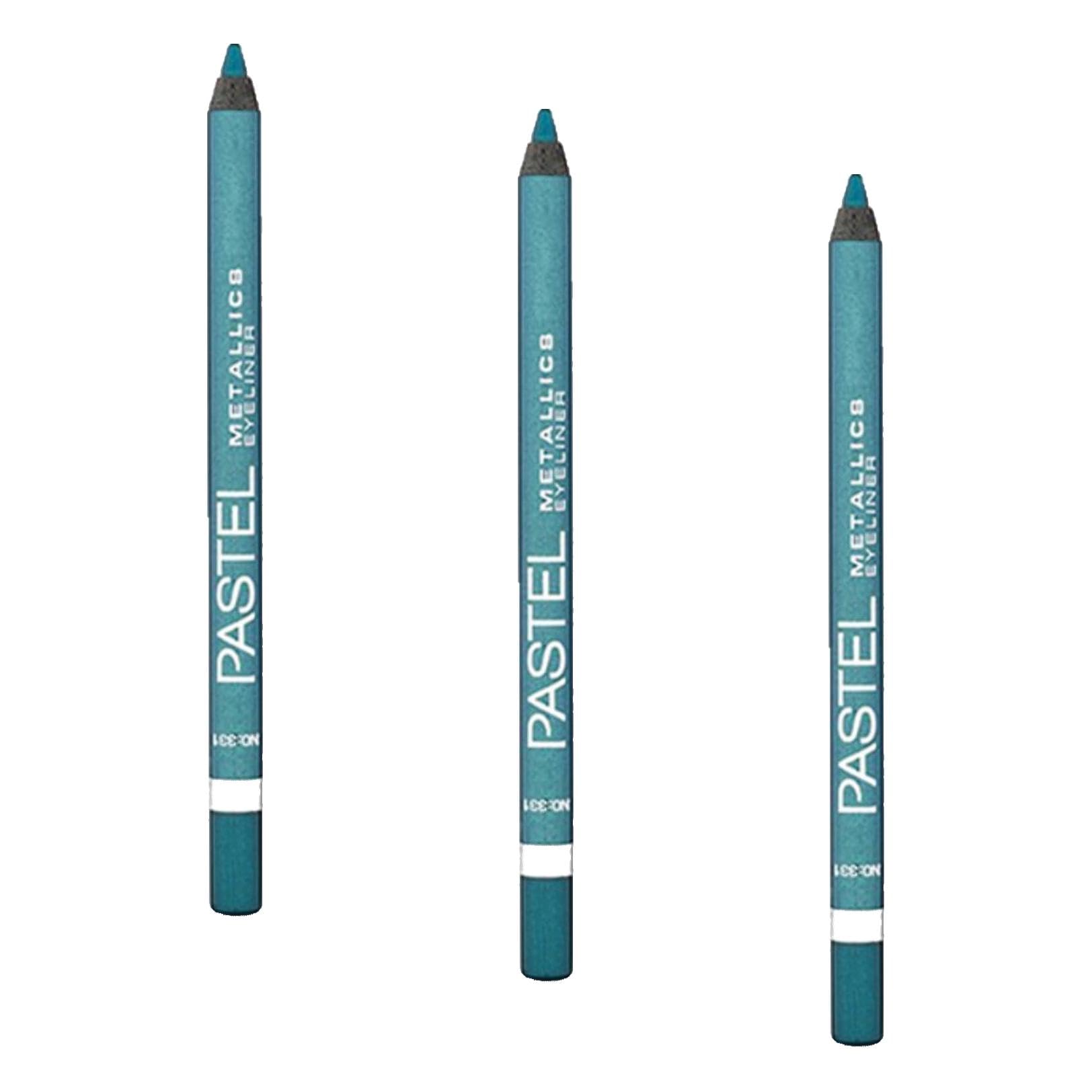 Pastel Metallics Waterproof Long Lasting Eye Pencil 331 (3 paketi)