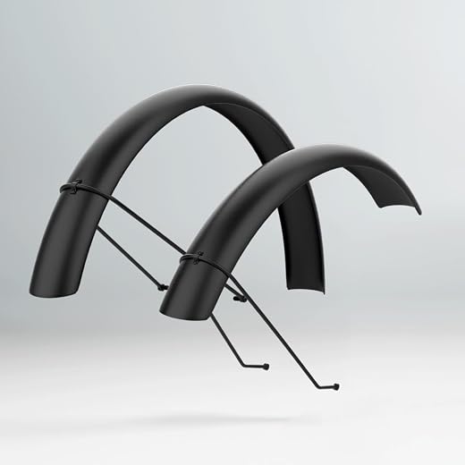EMotorad Metal Mudguards | Full Coverage with Tyre Size of 27.5� | Durable Built | All-Weather Protection