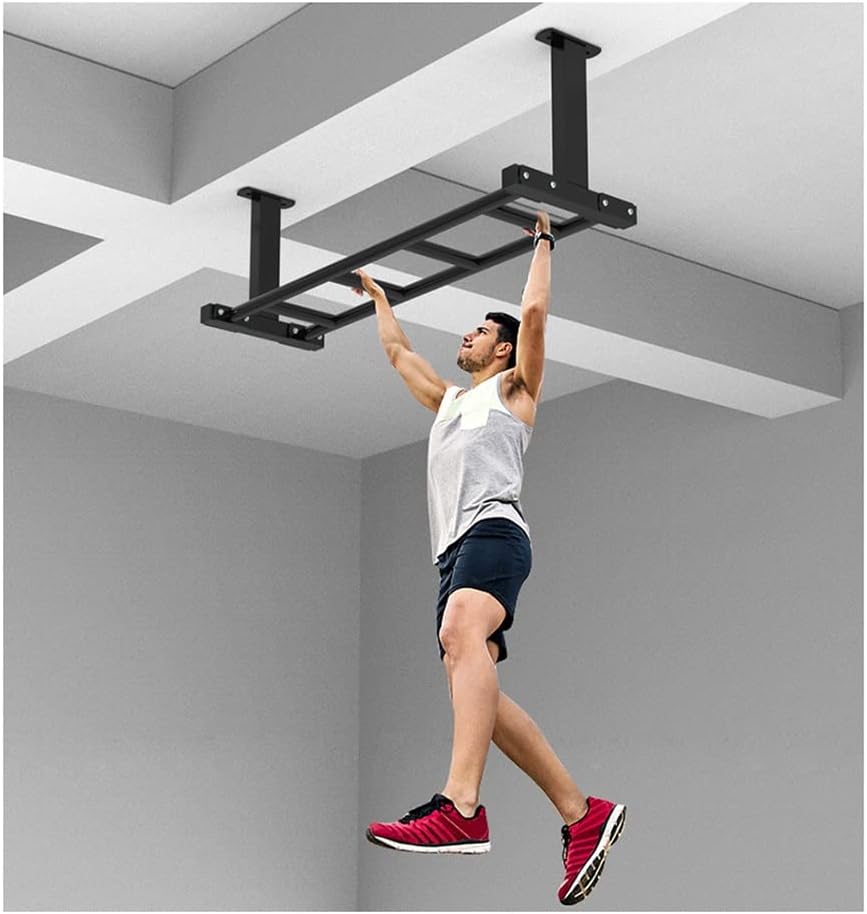 Wall Mounted Pull Up Bar, Heavy Duty Ceiling Climbing Frame, Home Gym Multifunctional Strength Training Fitness Equipment, Load 300kg