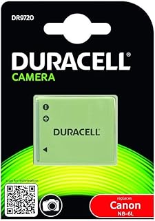 Duracell DR9720 Replacement Digital Camera Battery for Canon NB-6L Digital Camera Battery