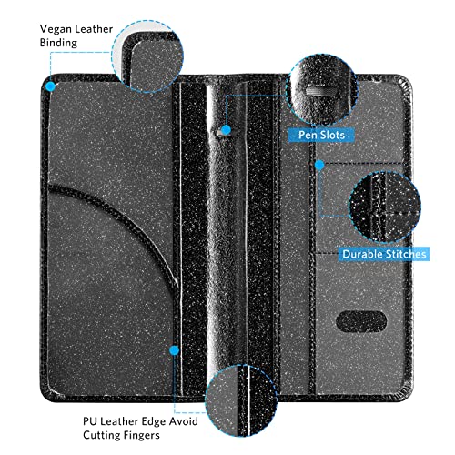 Image of CoBak Car Registration and Insurance Holder | Vehicle Glove Box Organizer, Auto Truck Compartment Document Case with Magnetic Closure for Insurance & Driver License