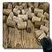 Produktbild Jamron Mousepad OblongBrown Beverage Heap Weinkorken auf Holz gebrauchte getönte Lebensmittel Getränk Alkohol Flasche Keller Nahaufnahme rutschfeste Gummi Mauspad Büro Computer Computer Laptop-Spiele