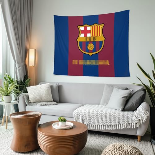TMATUTA Tapisserie murale à suspendre avec logo du FC Barcelone