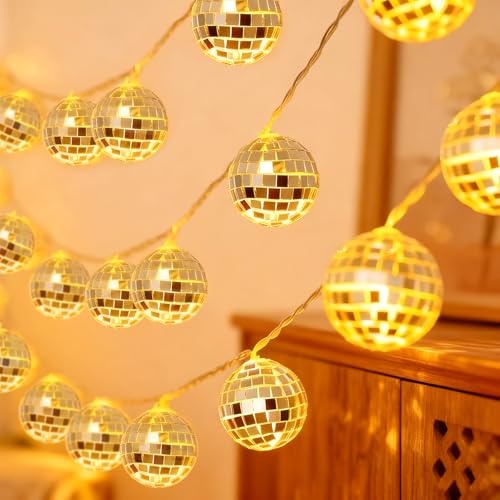 20 luci a LED da discoteca, 3 m, per discoteca, per camera da letto, feste, Natale