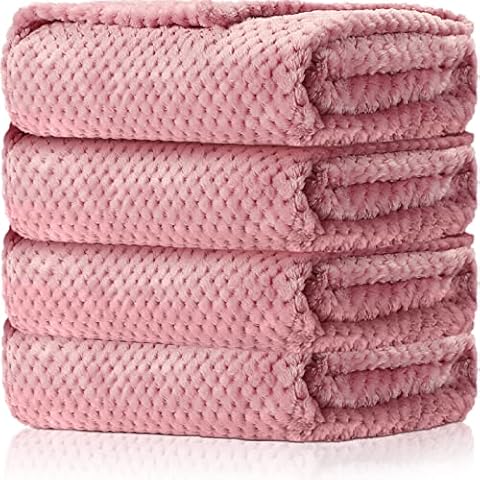 Reginary Baby Fuzzy Blanket 4 Pack Cover