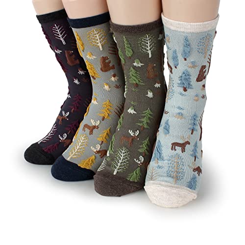 Image of Women Floral Lovely Design Cotton Socks