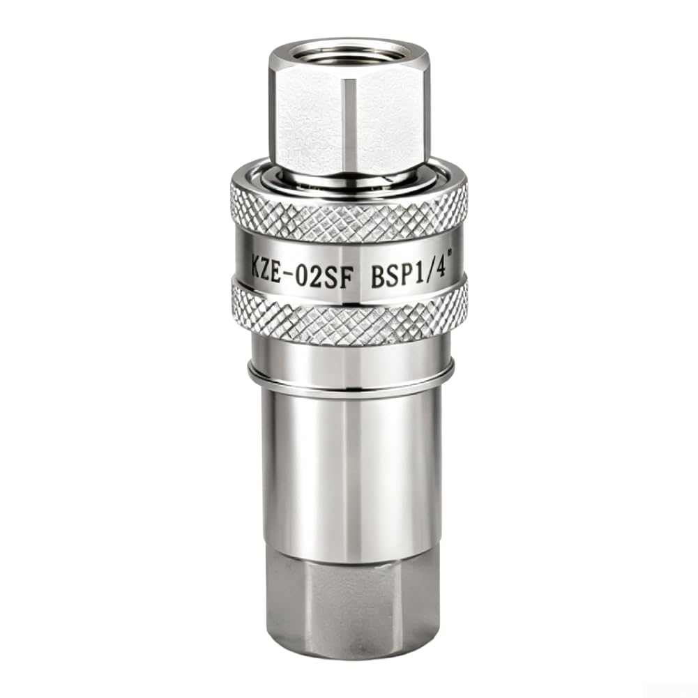 Acoplador Hidráulico BSP1/4 para acero Carbono Autocierre Acoplador(Quick connector)