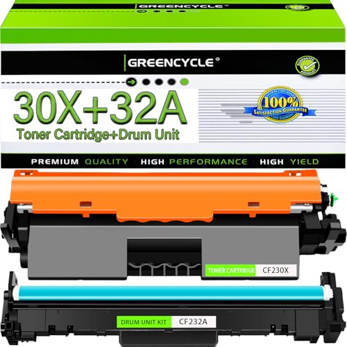 Kit tambour CF232A et toner noir CF230X pour impression intensive de bureau M203