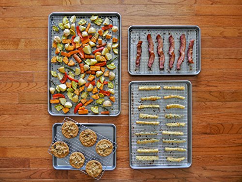 USA Pan X-Large Bakeable Nonstick Cooling Rack, XL, Stainless by USA Pan - Image 6