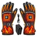 Heated Gloves - Rechargeable Electric Battery Heated Gloves for Men and Women Touchscreen Winter Thermal Glove with 3 Heating Levels Waterproof Heated Gloves for Hunting Fishing Skiing Hiking#2