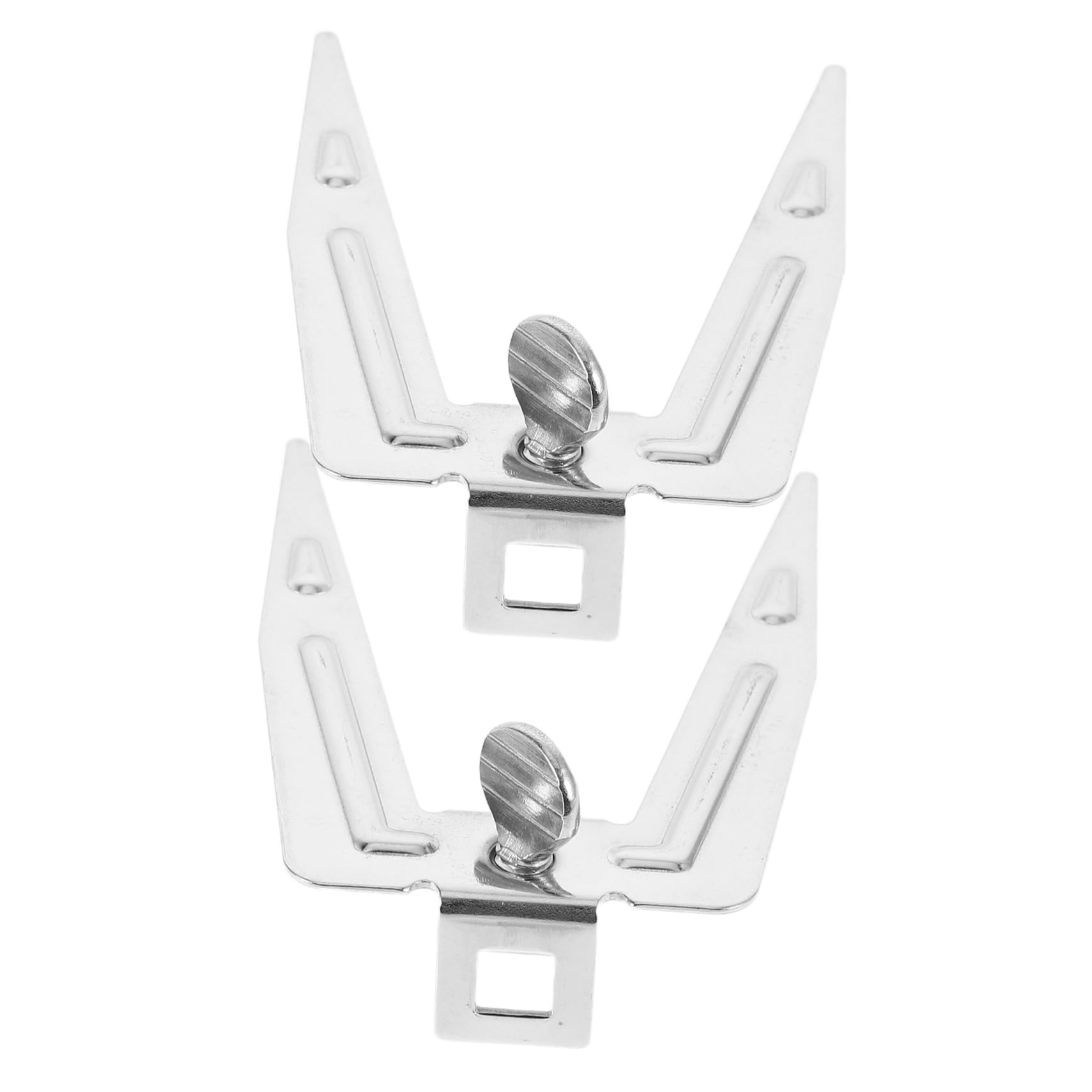 BESTonZON 2pcs Rotating Stainless Steel Forks for Air Fryer Bbq for Chicken Meat Seafood Kitchen Grill Tools for Outdoor Picnics Camping Home Cooking