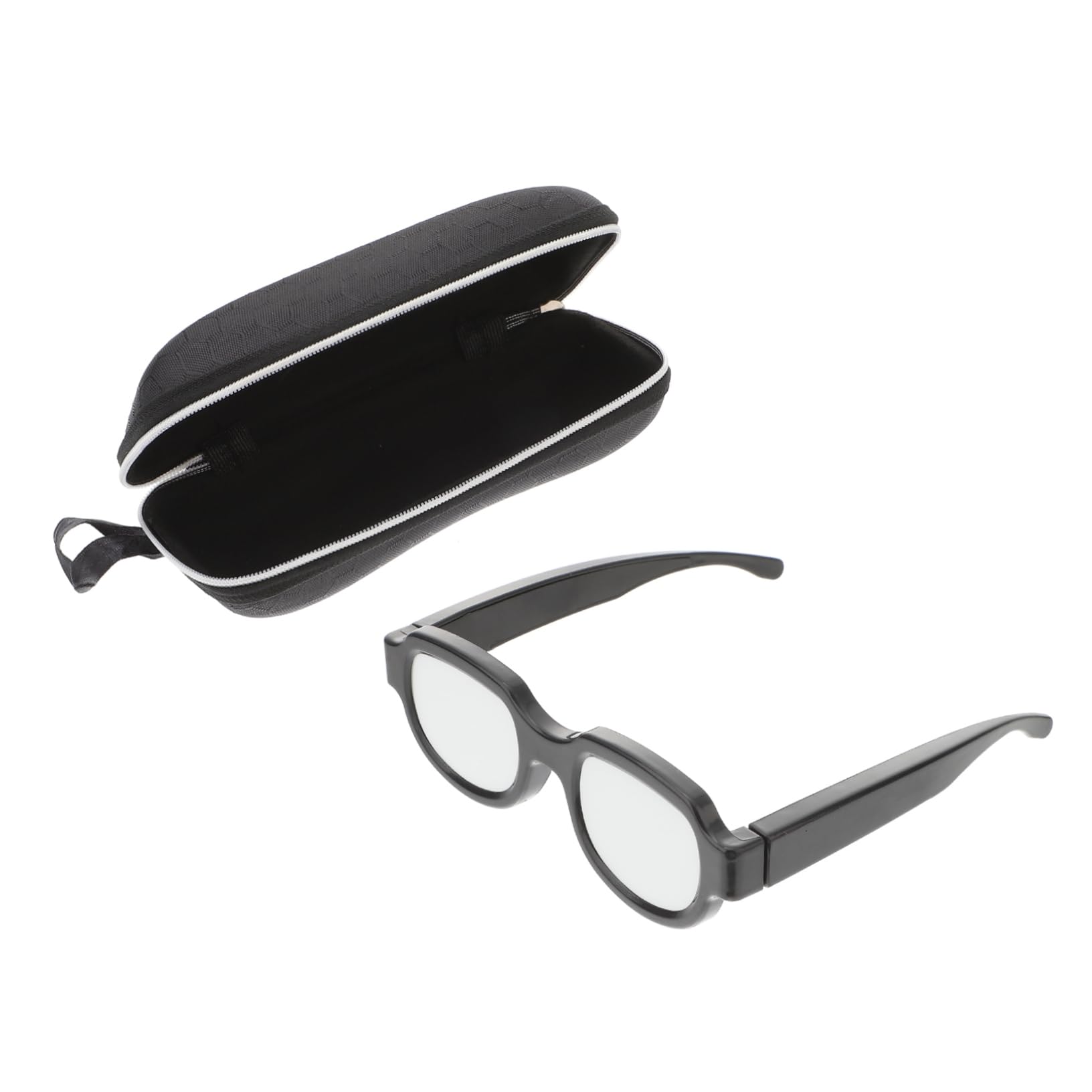 TOYANDONA Leuchtbrille Bequem Leichte mit Anime LED Brille Ladefunktion USB Stil Kunststoff Lustig Schwarz Zufällige Farbe für Geburtstagsparty und Karneval