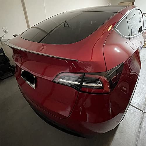 Rear Spoiler For Tesla Model Y 2023 2022 2021 Rear Trunk Spoiler Wing Carbon Fiber Pattern Spoiler Wing #TOP6