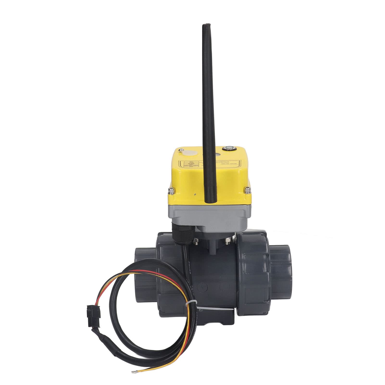 Ausla Válvula Eléctrica Inteligente WIFI, Válvula de Agua de PVC con Control de Aplicación Remota, Operación de 110 a 230 V 15 W 50 N.M IP67 15S para Usuarios de de Riego de Tuberías de Agua en el