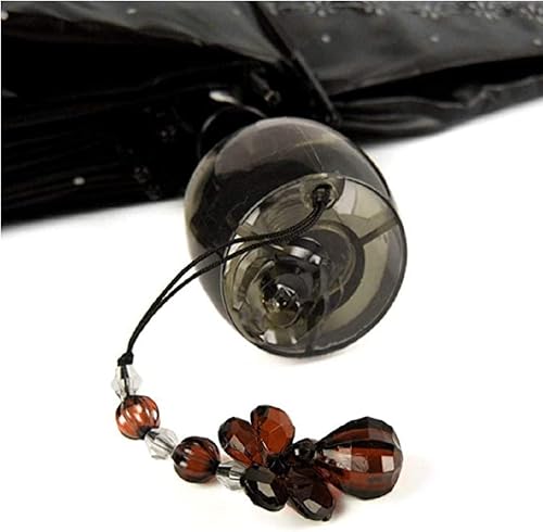 Vista 4 de Paraguas de viaje plegable compacto resistente a los rayos UV princesa encaje sombrilla paraguas para mujeres niñas