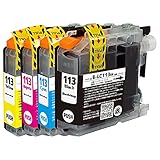 LC113 (BK/C/M/Y) 4色セット ブラザー用 �