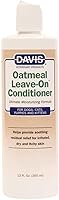 Davis Oatmeal Leave-On Conditioner for Dogs & Cats - Colloidal Oatmeal Soothes Dry, Itchy Skin, 12 oz