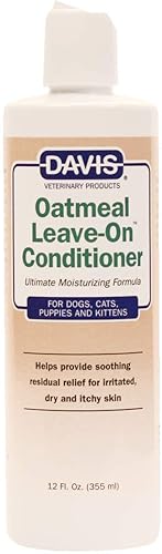 Davis Avena Acondicionador sin enjuague para perros y gatos, 12 onzas, DM112 12