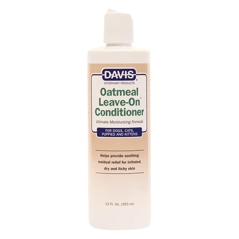 Condicionador sem Enxágue para Cães e Gatos com Aveia Coloidal Davis Manufacturing DM112 12, 355 mL