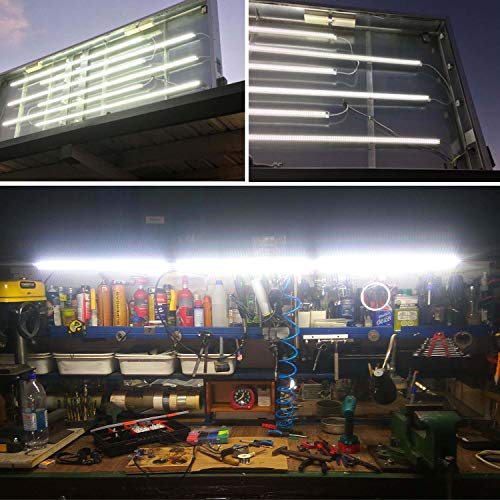 T5 T8 przewód połączeniowy lampy LED, podwójny kabel przyłączeniowy do zintegrowanej żarówki LED 1,8 m 4-pak